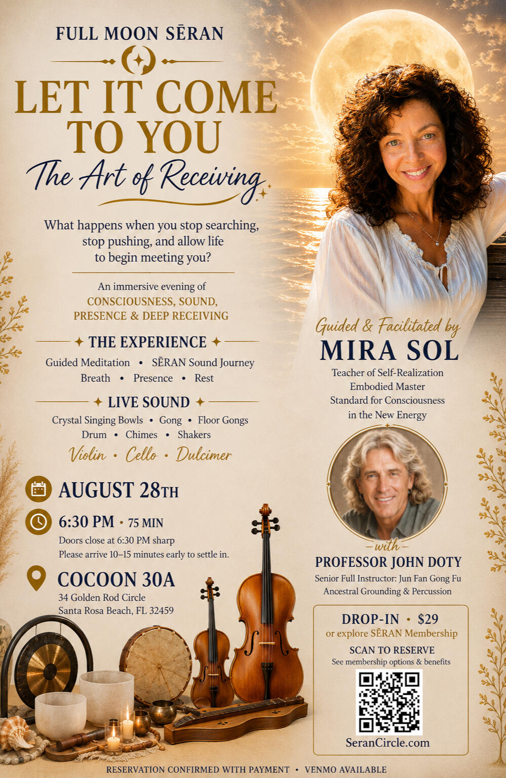 Mira Sol (Daphne Thompson) | SĒRAN Circle Mira Sol, also known as Daphne Thompson, founder and guide of SĒRAN Circle.
